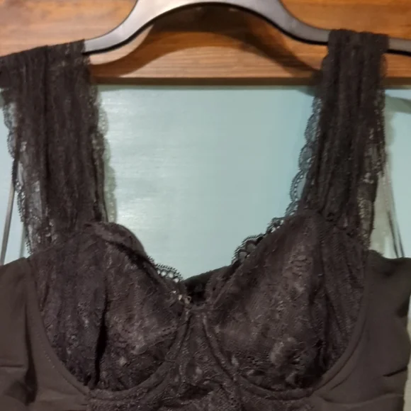 All in Favor Black Lace Camisole - Picture 6 of 9